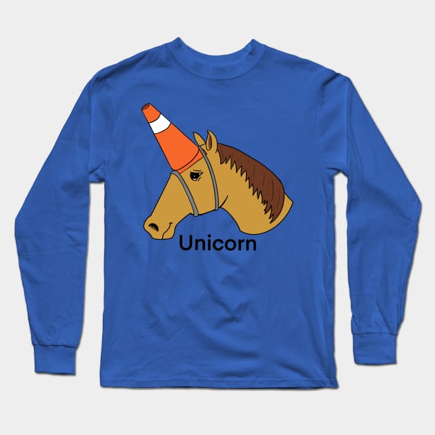 Unicorn Long Sleeve T-Shirt by Llewynn